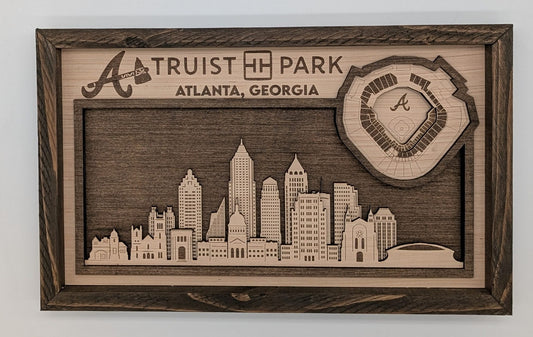 Atlanta Baseball Wall Art