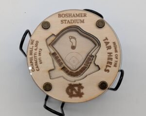 North Carolina Baseball Coasters
