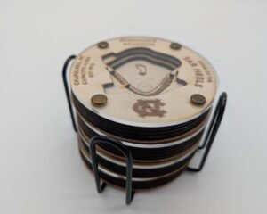 North Carolina Baseball Coasters