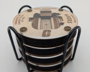 Charlotte Football Coasters