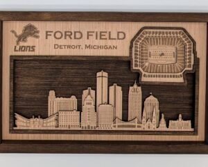 Detroit Football Wall Art