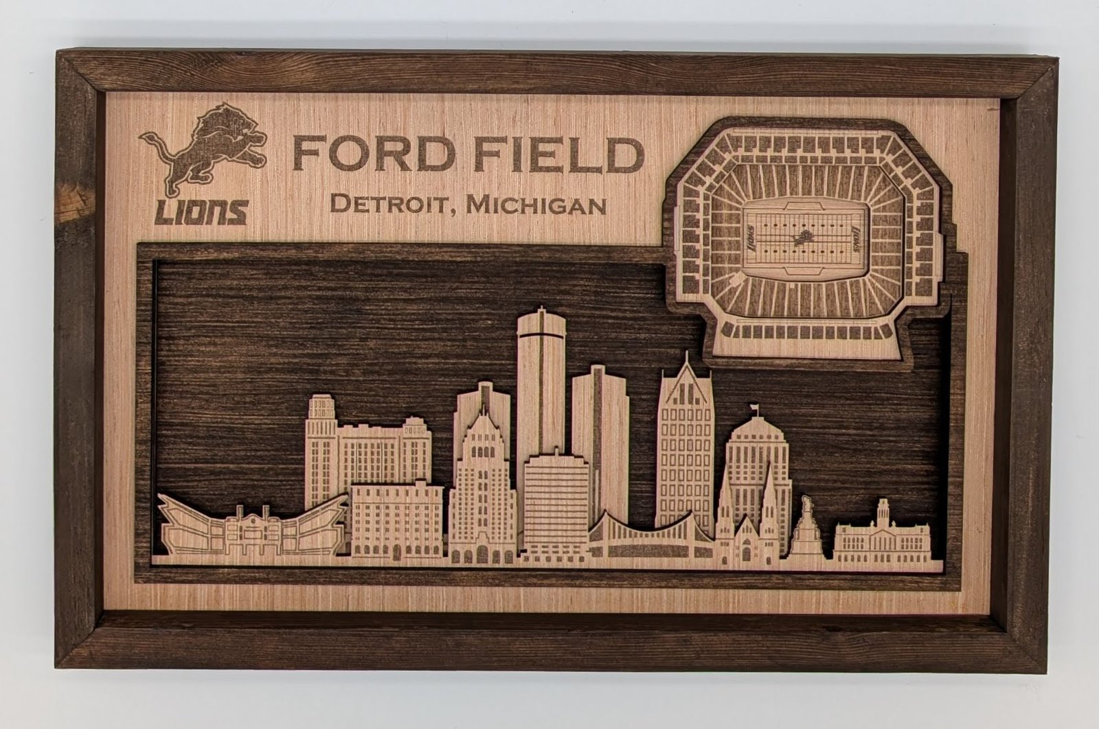 Detroit Football Wall Art