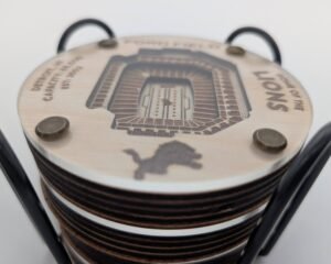 Detroit Football Coasters