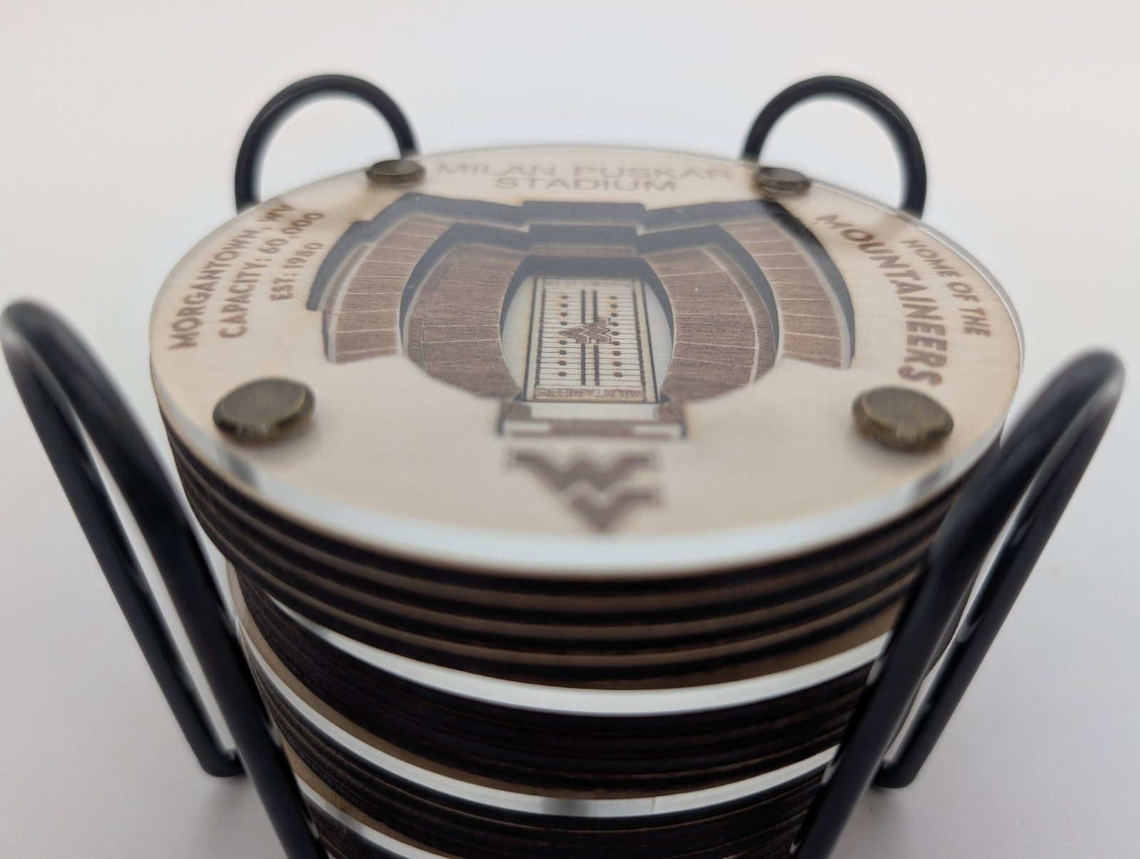 West Virginia Football Coasters - Image 2
